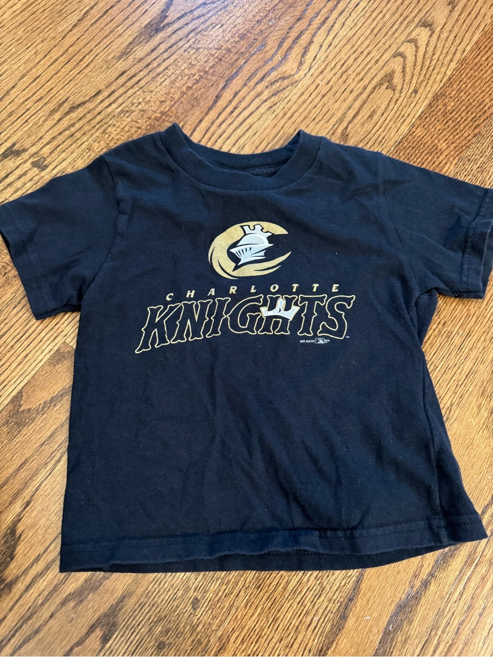 Charlotte Knights Black Kids Graphic Tee